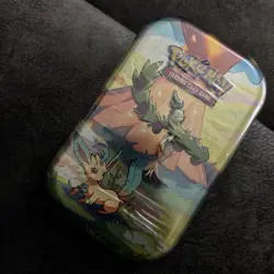 Paldea Leafeon Mini Tin - Pokemon TCG Vibrant - Sealed - Image 2