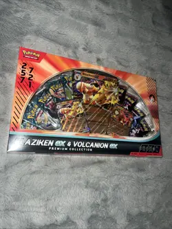 Pokemon TCG: Blaziken ex & Volcanion ex Premium Collection - 2025 Amazon Holiday - Image 1