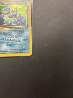 Blastoise 002/102 Base Set Holo Pokemon WOTC HP/DMG - Image 5