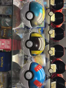 Pokemon TCG Poke Ball Tin Lot - Quick Ball / Ultra / Dive - Empty Display Tins - Image 1