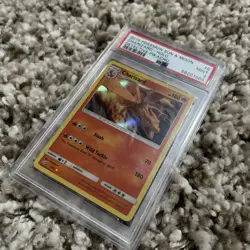 2019 Pokemon Sun & Moon Charizard Holo Detective Pikachu PSA 9 - Image 2