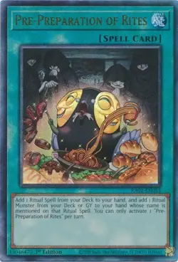 Pre-Preparation of Rites - RA01-EN055 - Ultimate Rare - Rarity Collection Yugioh - Image 1