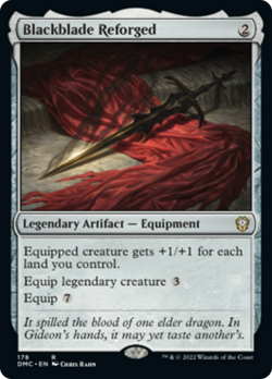 Blackblade Reforged Dominaria United Commander PLD Rare MAGIC MTG CARD ABUGames - Image 1