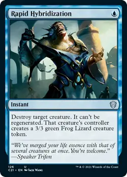 Rapid Hybridization Strixhaven Commander PLD Blue Uncommon MAGIC CARD ABUGames - Image 1