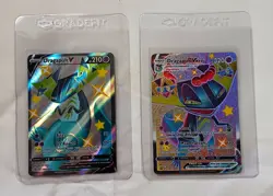 Dragapult V & VMAX SWSH096 & SWSH097 Full Art Sword & Shield Promo Pokemon Cards - Image 1