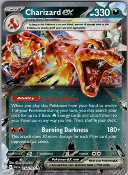 Pokemon Card Charizard EX 054/091 Paldean Fates - Near Mint - Image 1