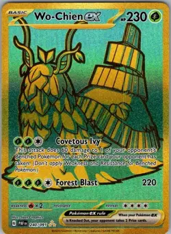 Pokemon Card Wo-Chien EX 240/091 Paldean Fates - Near Mint - Image 1