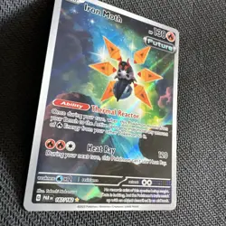 Pokemon TCG Iron Moth Paradox Rift Holo Card 187/182 Illustration Rare - Image 2