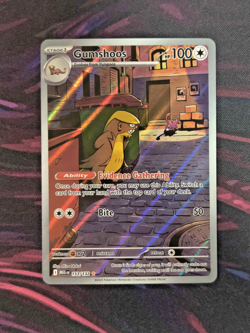 Gumshoos 153/132 Pokemon TCG Mega Evolutions Card Illustration Rare IR NM - Image 1
