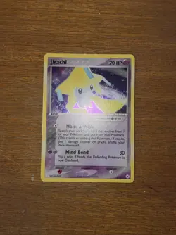 Jirachi 8/101 Rare Holo EX Hidden Legends Pokemon Card 2004 - NM - Image 3