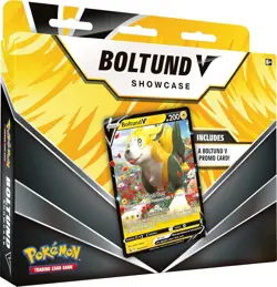 Pokemon TCG: Boltund V Showcase Box (1 Foil Promo Card & 3 Booster Packs) - Image 1
