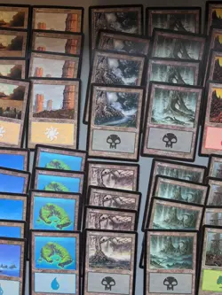 MTG 80 Invasion Basic Land Card Lot.All Full Playsets As Shown.Old Vintage - Image 5