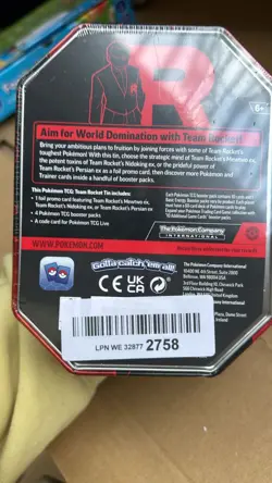 Pokemon : Team Rocket Box TCG Nidoking-ex (1 Shiny Promo Card and 4 Boosters) - Image 2