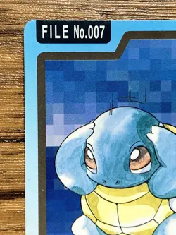 Pokemon Carddass Card Squirtle File No.7 Bandai Pocket Monsters 1997 Japan - Image 3