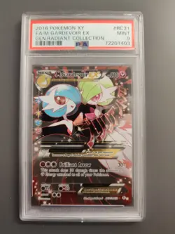 Mega Gardevoir EX RC31 Holo Full Art PSA MINT 9 Generations Graded Pokemon Card - Image 1