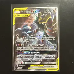 Pokemon TCG Garchomp & Giratina GX SM193 Black Star Promo Card - Image 1