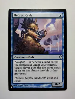 Hedron Crab Zendikar #047 NM MTG - Image 1
