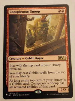 Conspicuous Snoop The List Reprints Regular NM+ - Image 1