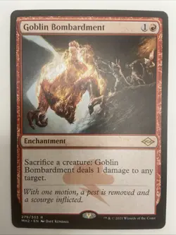 Goblin Bombardment 279 MTG Modern Horizons 2 (MH2) Rare NM - Image 1