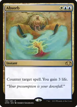 Absorb FOIL (Near Mint NM) MTG Magic - Dominaria Remastered - Image 1