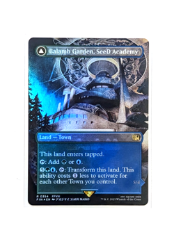Balamb Garden, SeeD Academy 0354 Rare Borderless Foil FFVIII MTG FINAL FANTASY - Image 1