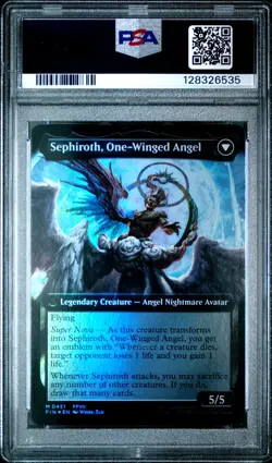2025 #0451 SEPHIROTH, FABLED SOLDIER/SEPHIROTH, ONE-WINGED ANGEL PSA 10 - Image 2