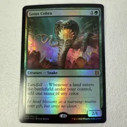 Lotus Cobra Zendikar Rising Foil Rare - Image 1