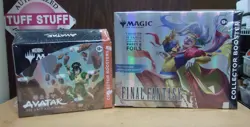 MTG AVATAR COLLECTOR + FINAL FANTASY OMEGA COLLECTOR BOX LOT - Image 1