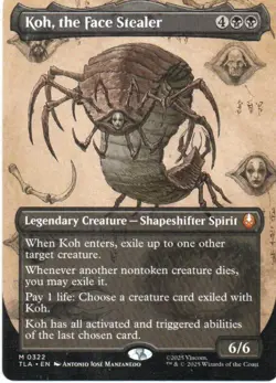 MTG: Avatar: The Last Airbender: Borderless Koh, the Face Stealer: LP Condition - Image 1