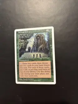 Magic The Gathering - Sylvan Library - Fifth Edition Regular - Image 1
