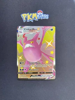 Pokemon TCG Crobat VMAX SWSH099 Black Star Promo LP. - Image 1