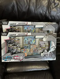 2x Pokemon TCG Black Bolt & White Flare Unova Hitters Premium Collection! - Image 2