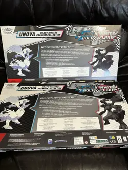 2x Pokemon TCG Black Bolt & White Flare Unova Hitters Premium Collection! - Image 3
