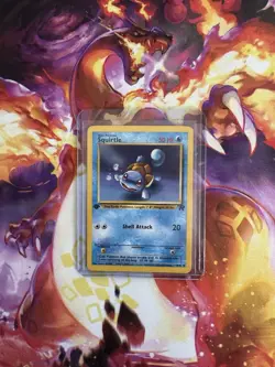 Pokemon TCG Squirtle 1st Edition Team Rocket Common 68/82 - Image 1