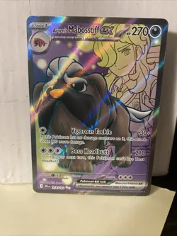 Pokemon TCG Arven's Mabosstiff EX 218/182 Sv10: Destined Rivals Ultra Rare - Image 1