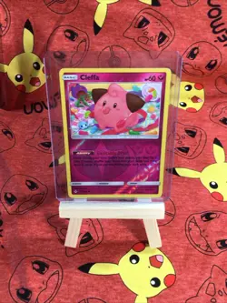Cleffa 131/214 MP Rev Holo Discontinued Fairy ODDISH Art Unbroken Bonds Pokemon! - Image 2