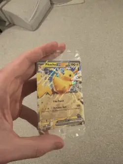 Pokemon TCG Pikachu EX 063/193 Paldea Evolved Holiday Calander Snowflake SEALED - Image 1