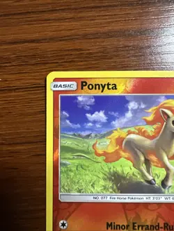 Ponyta Common Reverse Holo 23/236 Sm-Cosmic Eclipse Pokemon TCG 2019 - Image 2