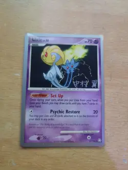 3 x Pokemon TCG Uxie - 43/146 World Championships 2009 - Non-Holo (Mint/NM) - Image 2