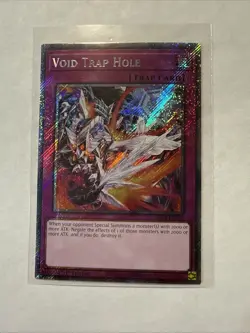 Void Trap Hole Yugioh RA04-EN190 Quarter Century Secret Rare QCR NM - Image 1