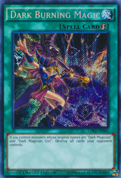 Dark Burning Magic - LDK2-ENS05 - Limited Ed Secret Rare NM - Yugioh - Image 1