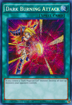 Dark Burning Attack - LDK2-ENS04 - Limited Ed Secret Rare NM - Yugioh - Image 1