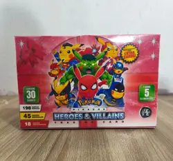 New PIKACHU Cosplay 2 HEROES & VILLAINS Cards Box 360 Packs Peru Flash Edition - Image 2
