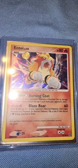 Entei - (Cracked Ice Holo) 004/132 Miscellaneous Cards & Products Holo - Image 1