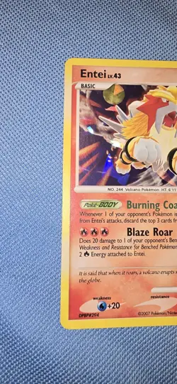 Entei - (Cracked Ice Holo) 004/132 Miscellaneous Cards & Products Holo - Image 3