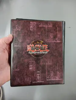 YuGiOh! Trading Game Card 8" x 6.5" Binder Konami Organizer Book Holds 56 Cards - Image 2