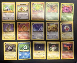 Pokemon Team Rocket Lot of 37 Cards WOTC 2000 Vintage No Doubles & Nm/lp - Image 1