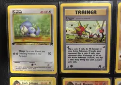 Pokemon Team Rocket Lot of 37 Cards WOTC 2000 Vintage No Doubles & Nm/lp - Image 2