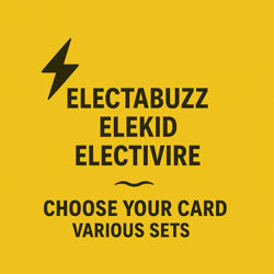 Pokemon TCG Electabuzz Elekid Electivire - Choose Your Card-Various Sets- LP+ - Image 1