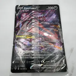 Pokemon TCG Eternatus V 116/189 Darkness Ablaze Stamped Jumbo Promo Card - NM - Image 1